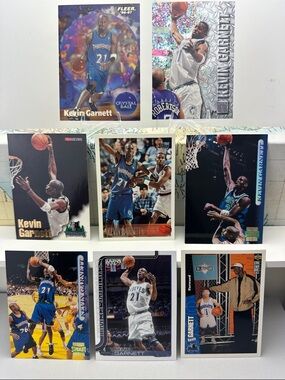 Kevin Garnett lot of 8 (Timberwolves)